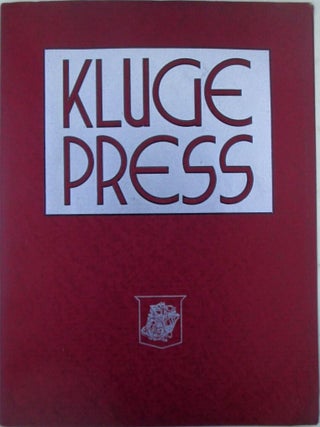 The Kluge Automatic Press Promotional Book