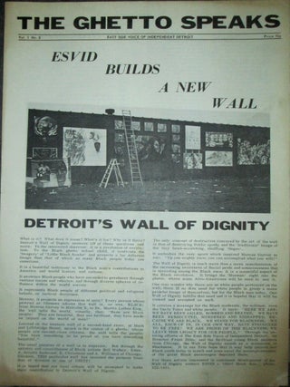 Item #022782 The Ghetto Speaks. April 22, 1968. Vol. 1 No. 8. Civil Rights Black Power, Authors