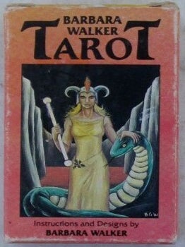 Item #022783 Barbara Walker Tarot Deck. Barabara Walker, Instructions and Designs