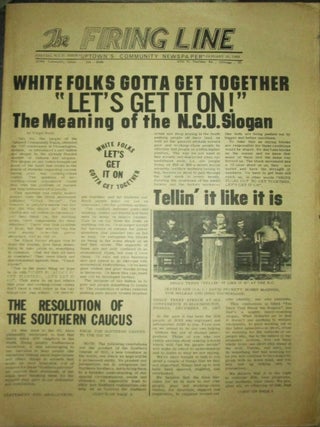 Item #022784 The Firing Line. Jan. 16, 1968. Peggy Terry, Bob Dylan
