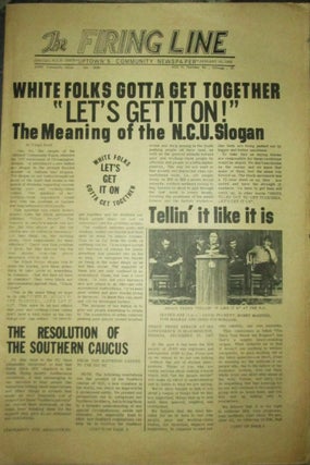 Item #022784 The Firing Line. Jan. 16, 1968. Peggy Terry, Bob Dylan