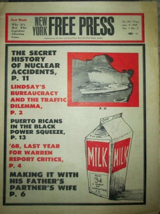 New York Free Press. Jan. 4, 1968. Vol. 1 No. 2