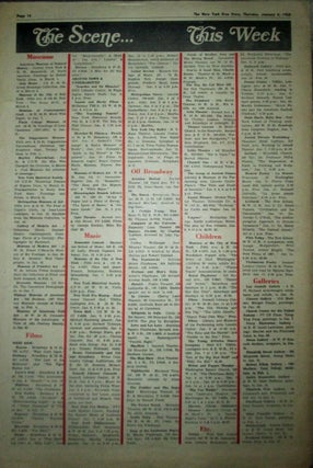 New York Free Press. Jan. 4, 1968. Vol. 1 No. 2
