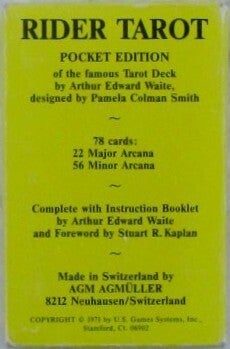 Rider Tarot Deck.
