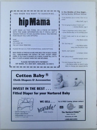 Hip Mama. The Parenting Zine. #9, The Birth Issue