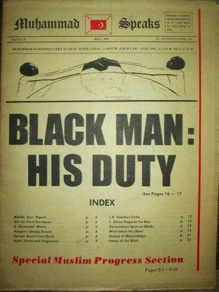 Muhammad Speaks. May 1, 1970. Vol. 9 No. 33