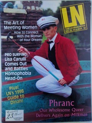 The Lesbian News. March 1998. Vol. 23 No. 8