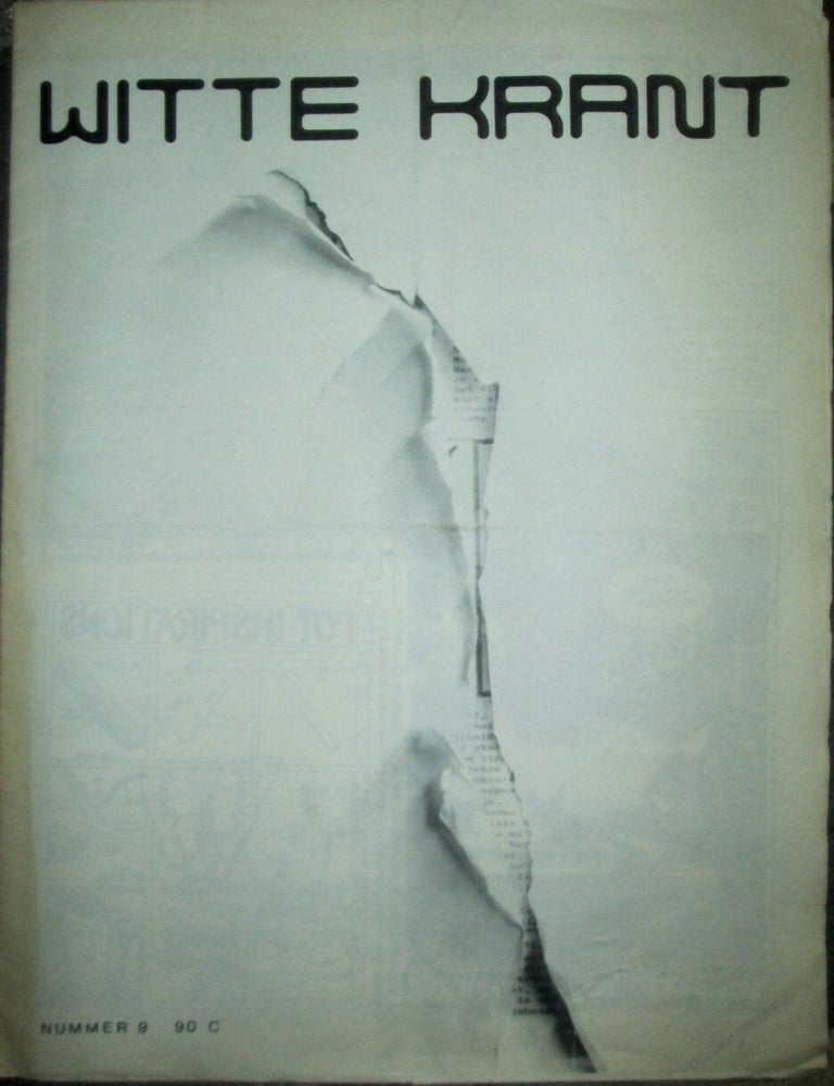 Item #022842 Witte Krant. Nummer 9. Counterculture Provos, Anarchism, Authors.