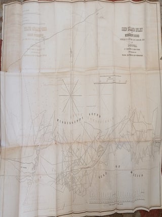 Ship Island inlet to Mississippi Sound 1841 Map